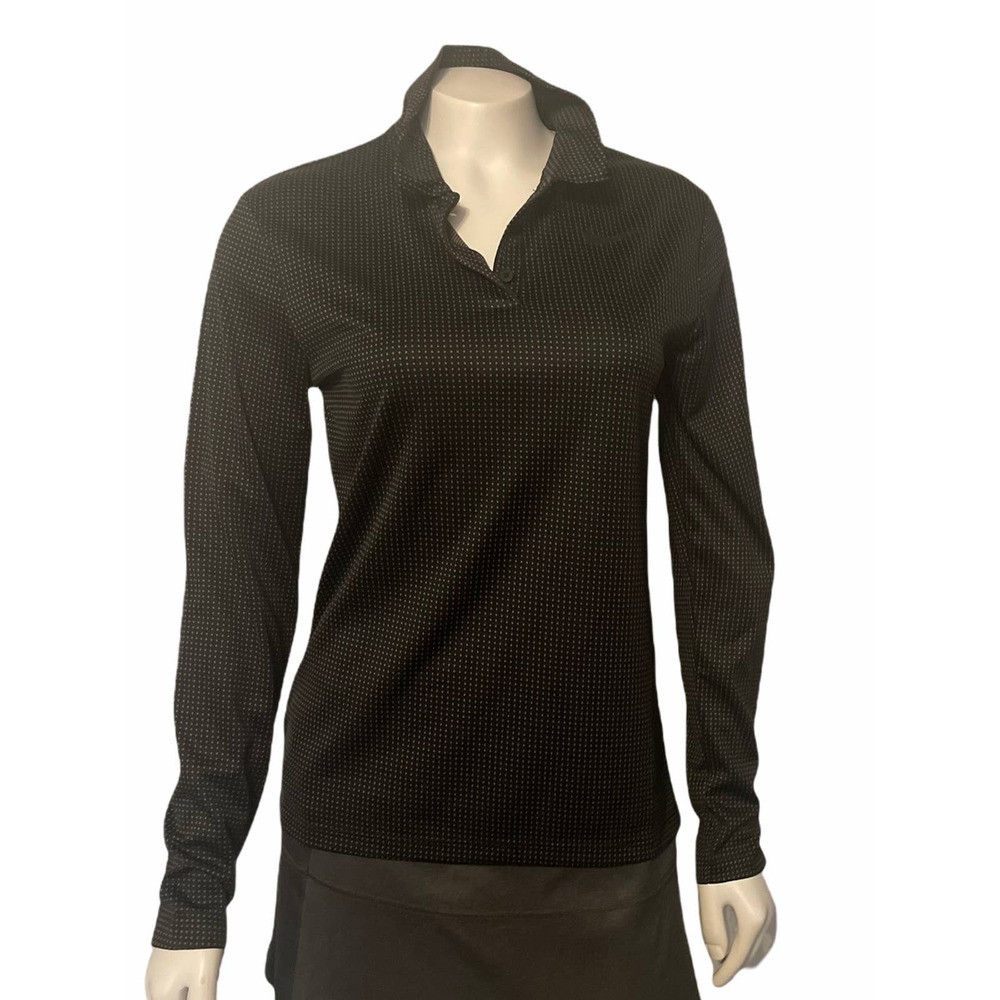 Nike golf black Dri-Fit long sleeved top S
